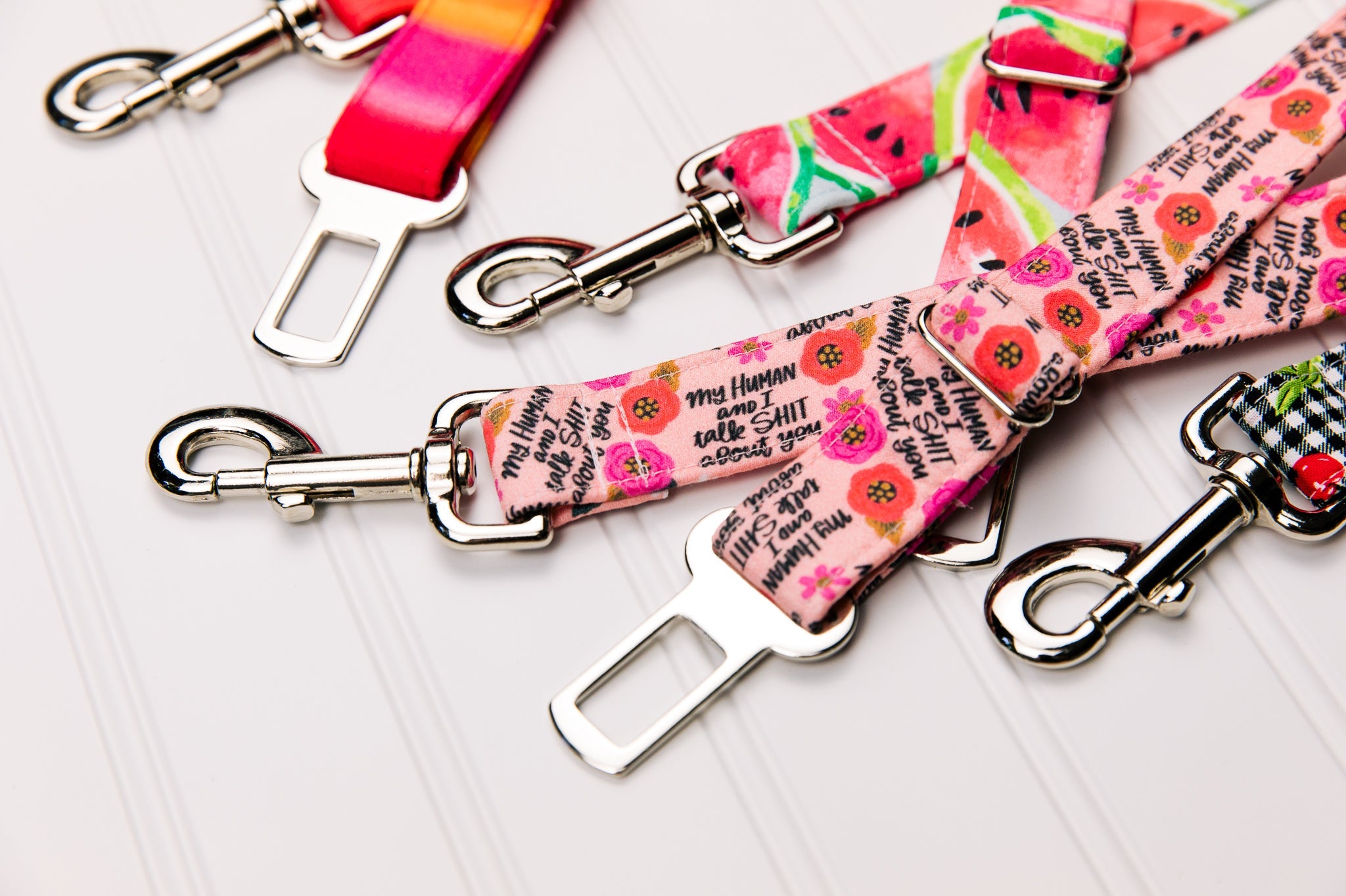 My Human and I Talk Shit About You Dog Seatbelt