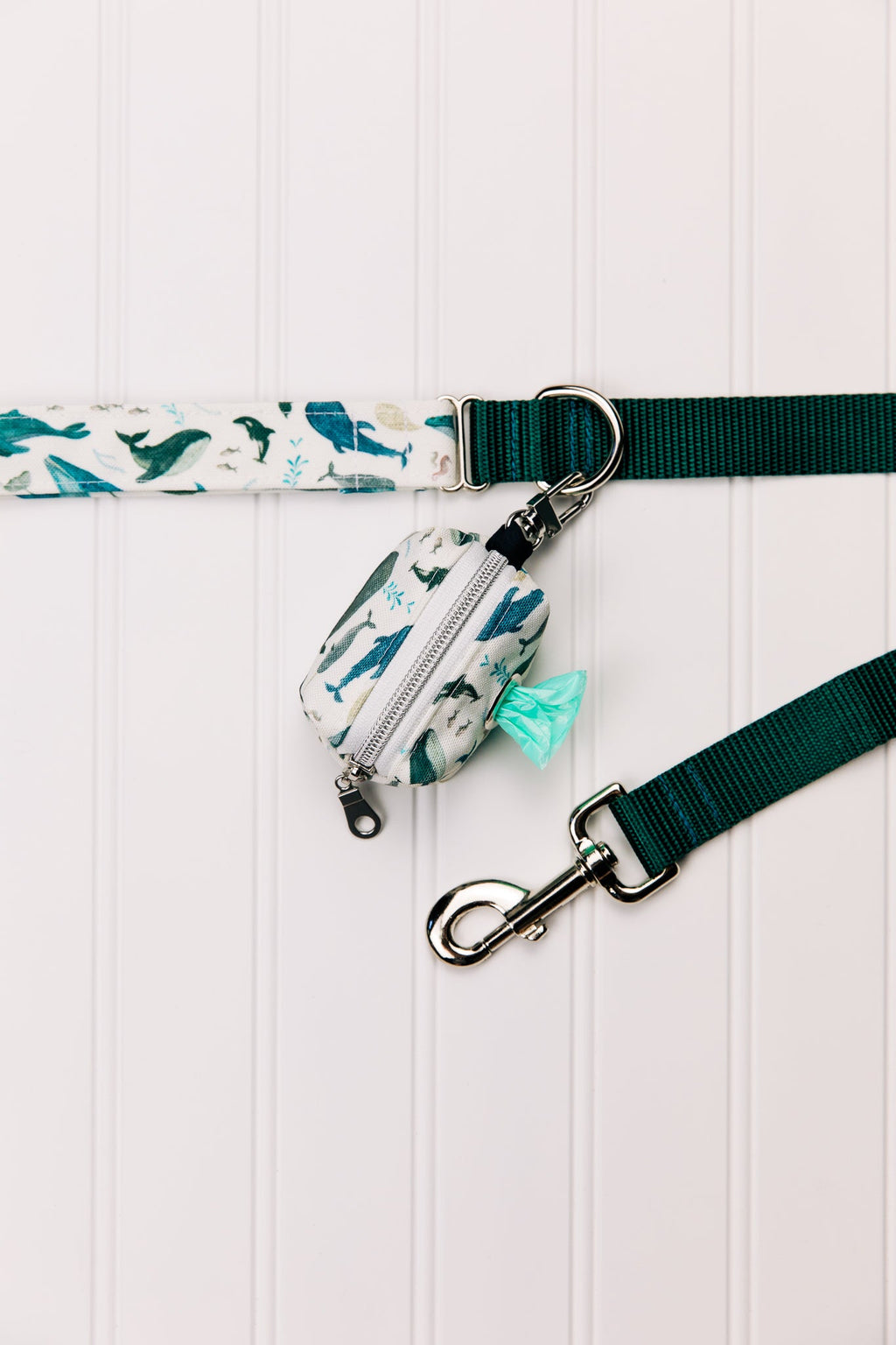 Watercolour Whales Water Resistant Dog Collar